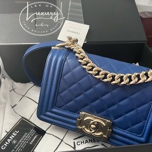 SOLD $4500 Small Blue CHANEL Boy SHW 💙💙💙